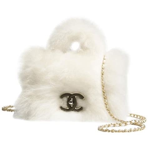 chanel fur bag white|second hand fur chanel bags.